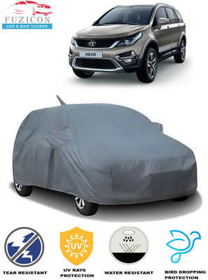 FUZICON Car Cover For Tata Hexa XT 4X4 (With Mirror Pockets)(Grey)
