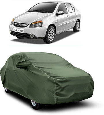 aosis Car Cover For Tata Indigo eCS (With Mirror Pockets)(Green)