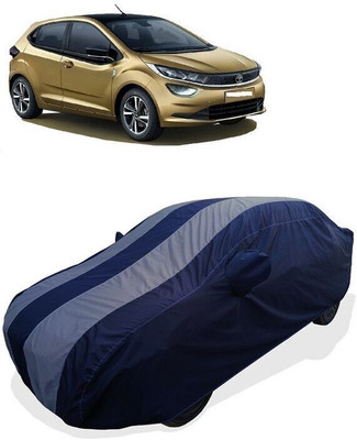QLAX Car Cover For Maruti Altroz XE Diesel (With Mirror Pockets)(Grey)