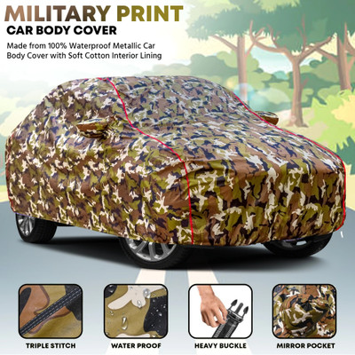 Car Styling Car Cover For Maruti, Maruti Suzuki S-Presso, S-Presso Lxi, S-Presso Std, S-Presso Vxi, S-Presso Std (O) (With Mirror Pockets)(Green, Black)