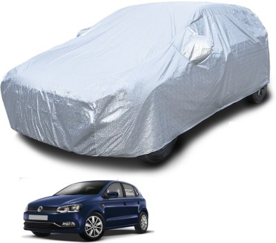 Euro Care Car Cover For Volkswagen Polo (With Mirror Pockets)(Silver)