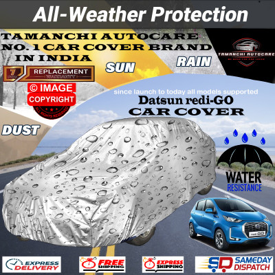 Tamanchi Autocare Car Cover For Datsun redi-GO(Silver)