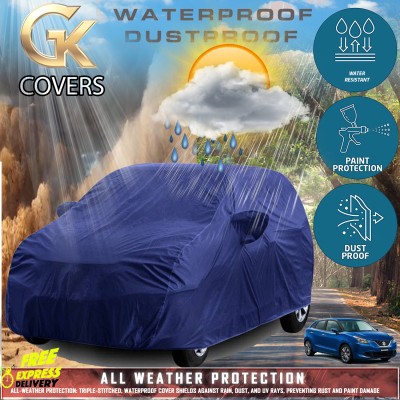 Tamanchi Autocare Car Cover For Maruti Suzuki Baleno (With Mirror Pockets)(Blue)