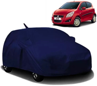 Swarish Car Cover For Maruti Suzuki Ritz (With Mirror Pockets)(Blue)