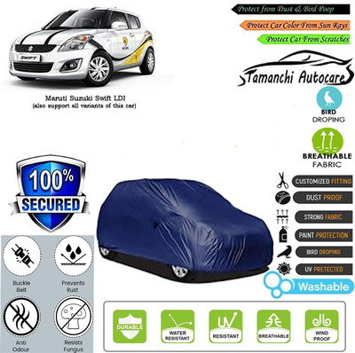 Tamanchi Autocare Car Cover For Maruti Suzuki Swift LDI(Blue)
