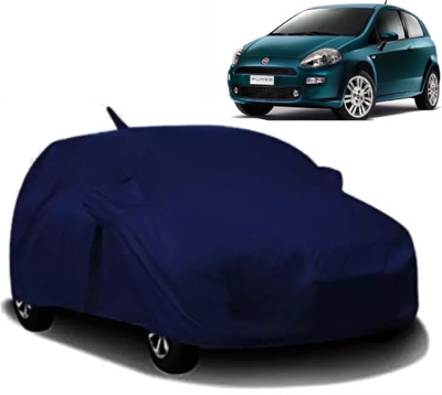 KULTEX Car Cover For Fiat Grande Punto (With Mirror Pockets)(Blue)