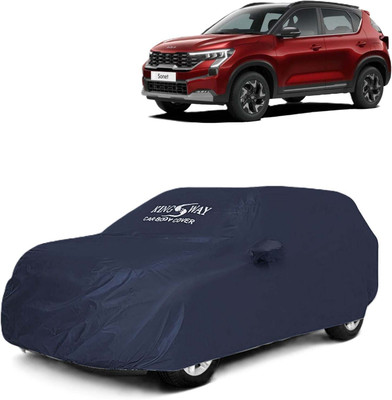 Kingsway Car Cover For Kia Sonet (With Mirror Pockets)(Grey, For 2024 Models)