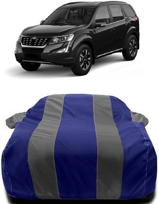 Autoprime Car Cover For Mahindra XUV500 W11 Option AWD Diesel (With Mirror Pockets)(Grey, Blue)