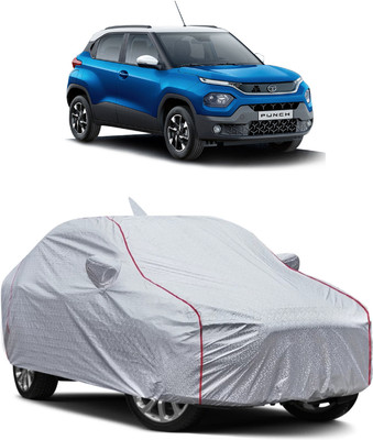 WRAPSTRIC Car Cover For Tata Punch (With Mirror Pockets)(Silver)