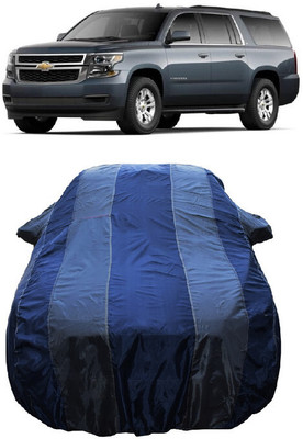 Wegather Car Cover For Chevrolet Tahoe 5.3L V8 (With Mirror Pockets)(Grey, Blue)