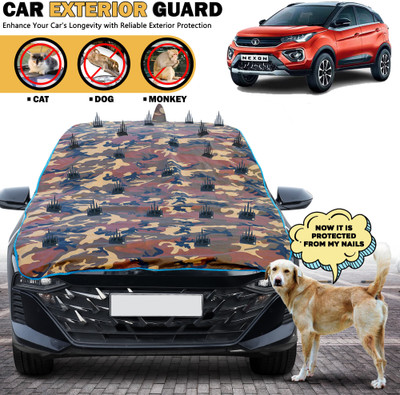 AUTOMOZEXO Car Cover For Tata Nexon (Without Mirror Pockets)(Multicolor)