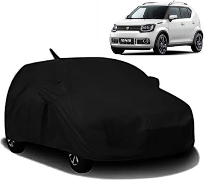 ALMICS Car Cover For Maruti Suzuki Ignis (With Mirror Pockets)(Multicolor)