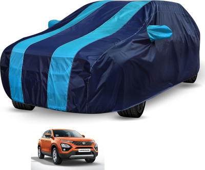 Auto Hub Car Cover For Tata Harrier (With Mirror Pockets)(Blue, Blue)