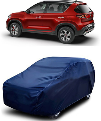 MoTRoX Car Cover For Kia Sonet (Without Mirror Pockets)(Blue)