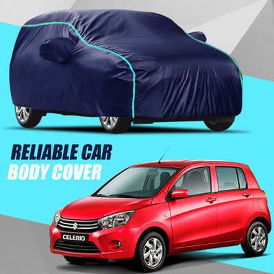 S Shine Max Car Cover For Maruti Suzuki Celerio (With Mirror Pockets)(Multicolor)