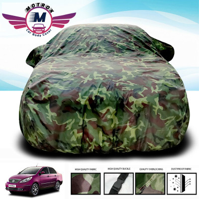 MoTRoX Car Cover For Tata Manza (Without Mirror Pockets)(Green)
