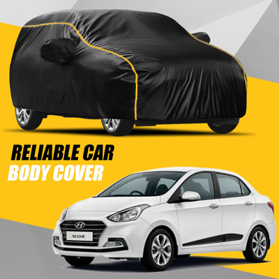 S Shine Max Car Cover For Hyundai Xcent (With Mirror Pockets)(Multicolor)