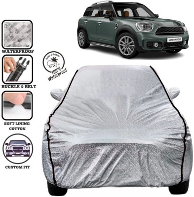 VOLTEMART Car Cover For Mini Cooper Countryman Coupe, Universal For Car (With Mirror Pockets)(Silver, Black, For 2004, 2005, 2006, 2007, 2008, 2009, 2010, 2011, 2012, 2013, 2014, 2015, 2016, 2017, 2018, 2019, 2020, 2021, 2022, 2023 Models)
