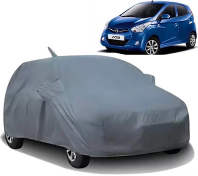 FIXILOS Car Cover For Hyundai Eon (With Mirror Pockets)(Multicolor)