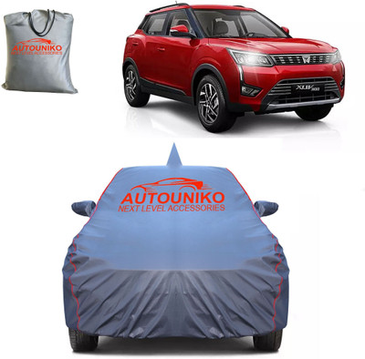 autouniko Car Cover For Mahindra XUV 300 (With Mirror Pockets)(Grey)