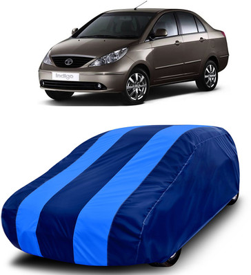 MoTRoX Car Cover For Tata Indigo eCS (Without Mirror Pockets)(Blue, Blue)