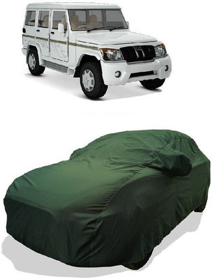 QLAX Car Cover For Maruti Bolero SLE BSIII (With Mirror Pockets)(Gold)