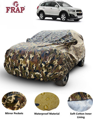 Frap Car Cover For Chevrolet Captiva (With Mirror Pockets)(Multicolor)
