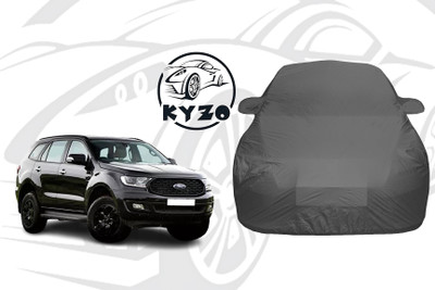 KYZO Car Cover For Ford Endeavour (With Mirror Pockets)(Grey)