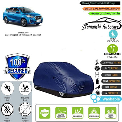 Tamanchi Autocare Car Cover For Datsun Go+(Blue)