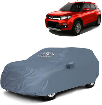 Kingsway Car Cover For Maruti Suzuki Vitara Brezza (With Mirror Pockets)(Grey, For 2016, 2017, 2018, 2019 Models)