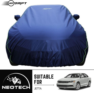 Neodrift Car Cover For Volkswagen Jetta (With Mirror Pockets)(Blue)