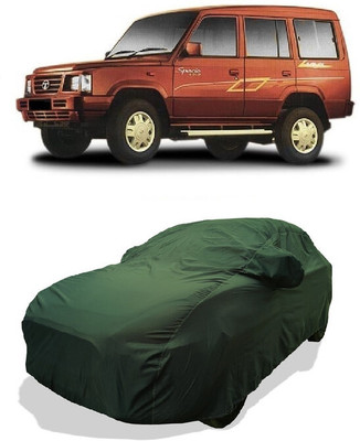Coxtor Car Cover For Tata Sumo Spacio (With Mirror Pockets)(Green)