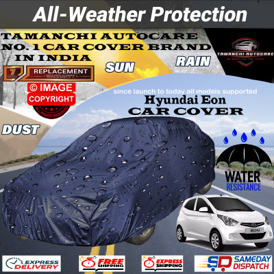 Tamanchi Autocare Car Cover For Hyundai Eon(Blue)