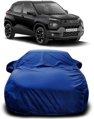 Duffel Car Cover For Tata Punch, Punch EV, Universal For Car (With Mirror Pockets)(Blue)