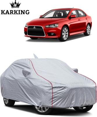 KARKING Car Cover For Mitsubishi Lancer (With Mirror Pockets)(Silver)