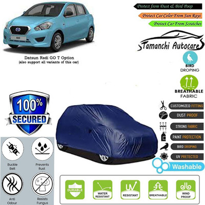 Tamanchi Autocare Car Cover For Datsun Redi GO T Option(Blue)