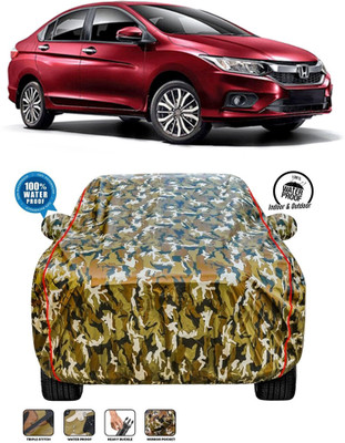 Special Group Car Cover For Honda City ZX (With Mirror Pockets)(Multicolor)