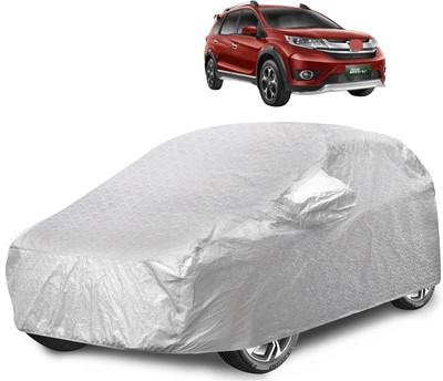 Caronix Car Cover For Honda BR-V (With Mirror Pockets)(Silver)