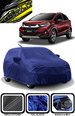 FRONCH Car Cover For Honda WRV, WRV Edge Edition i-VTEC S Petrol (With Mirror Pockets)(Blue)