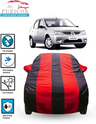 FUZICON Car Cover For Mahindra Logan 1.5 DCI DLX (With Mirror Pockets)(Blue, Red)