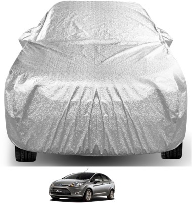 Auto Hub Car Cover For Ford Fiesta (With Mirror Pockets)(Silver)