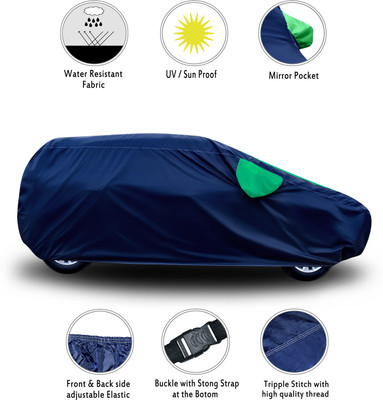 SXAWG Car Cover For Maruti Suzuki Swift RS (With Mirror Pockets)(Green)