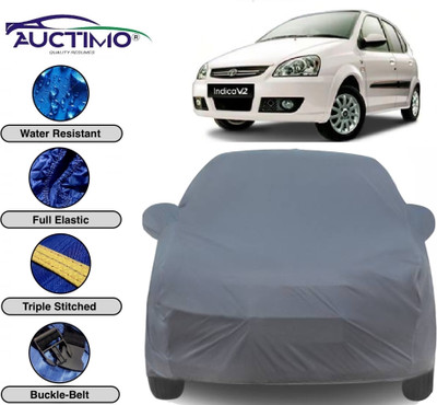 AUCTIMO Car Cover For Tata Indica V2 (With Mirror Pockets)(Multicolor)