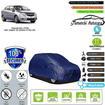 Tamanchi Autocare Car Cover For Chevrolet Sail 1.3TCDi(Blue)