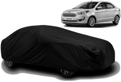 prozas Car Cover For Ford Figo Aspire (With Mirror Pockets)(Multicolor)