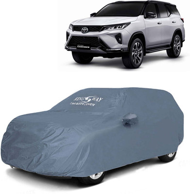 Kingsway Car Cover For Toyota Fortuner (With Mirror Pockets)(Grey, For 2021, 2022, 2023, 2024 Models)