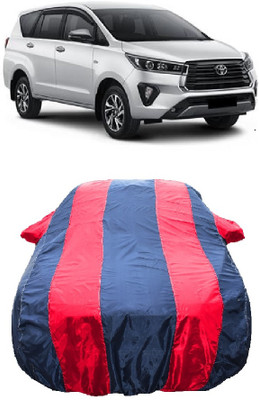 Wegather Car Cover For Toyota Innova Crysta 2.4 ZX MT Diesel (With Mirror Pockets)(Red)