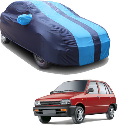 SS FOR YOUR SMART NEEDS Car Cover For Maruti 800 MPFI 5 SPEED TYPEII (With Mirror Pockets)(Blue, Blue)