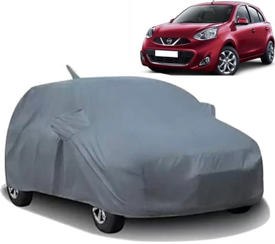 KULTEX Car Cover For Nissan Micra (With Mirror Pockets)(Grey)