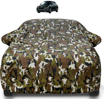 Caronix Car Cover For Maruti Swift (With Mirror Pockets)(Brown)